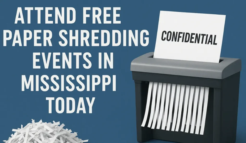 Attend Free Paper Shredding Events In Mississippi Today
