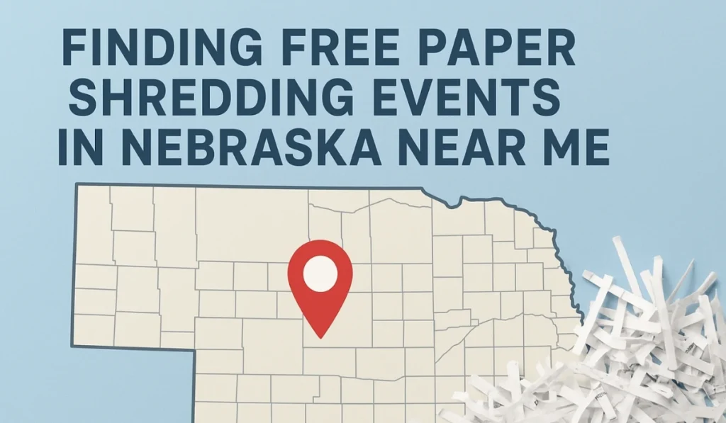 Finding Free Paper Shredding Events in Nebraska Near Me