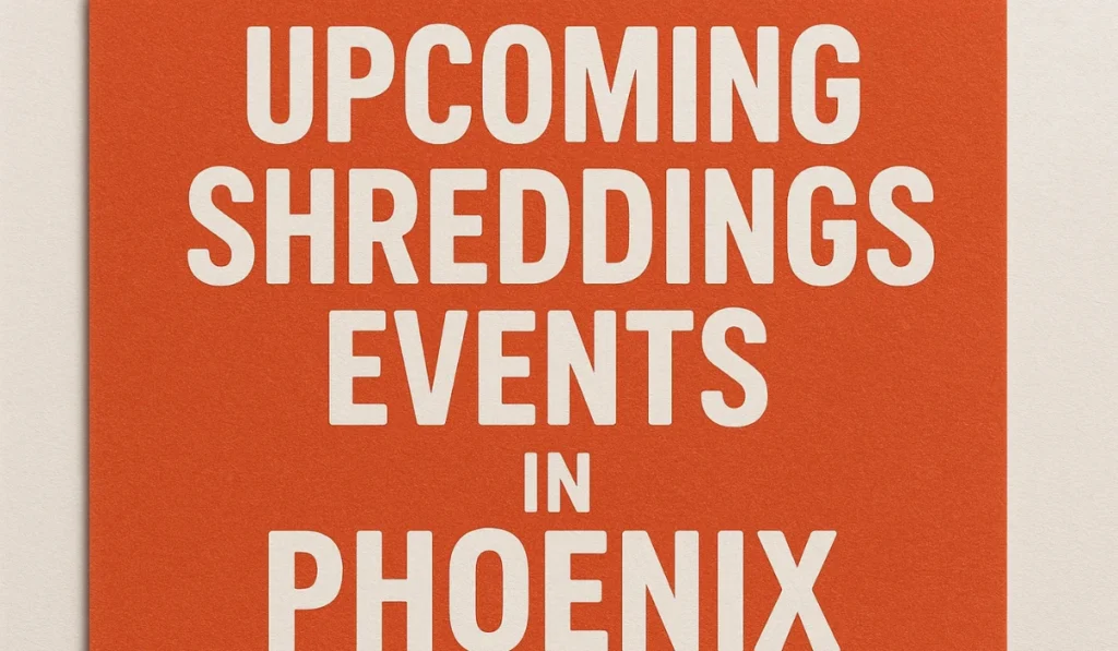 Free Shredding Phoenix