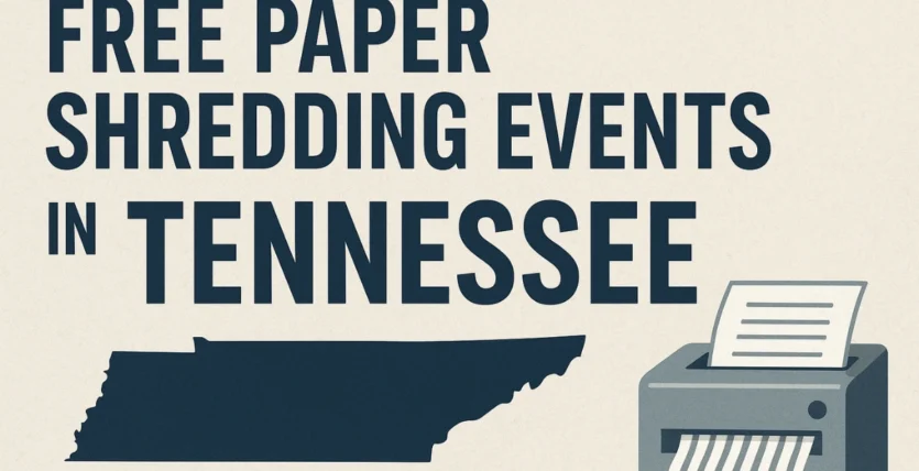 Free Paper Shredding Events in Tennessee